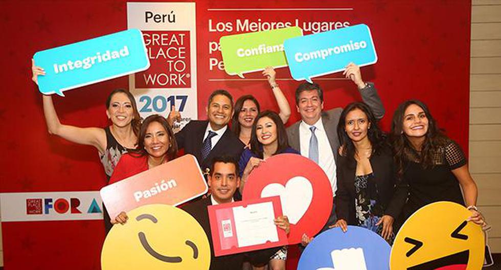 Las mejores empresas para trabajar en Perú promueven confianza en su personal. (Andina)