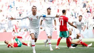 Portugal derrotó 1-0 a Marruecos en la segunda fecha del Grupo B de Rusia 2018