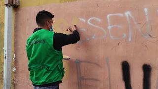 Centro Histórico de Lima: hinchas de Universitario restauraron e invocaron a cuidar las paredes