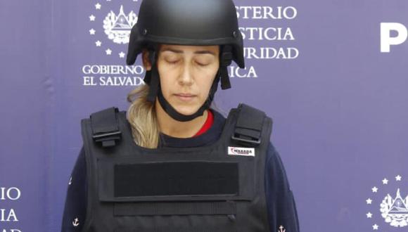 Margaret Lizeth Chacón Zúñiga, señalada de haber participado en el asesinato del fiscal Marcelo Pecci fue capturada en El Salvador. (Foto: Interpol)