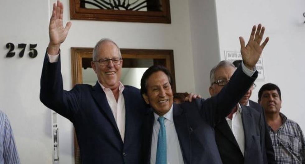 Toledo saludó a PPK. (Foto: Perú 21)