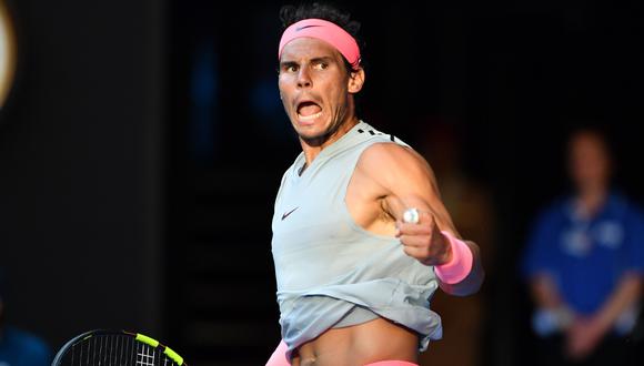 Rafael Nadal avanzó a la tercera ronda del Australian Open tras vencer a Leo Mayer. (Foto: AFP)