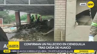 Cieneguilla: reportan un fallecido tras caída de huaico en el sector Río Seco