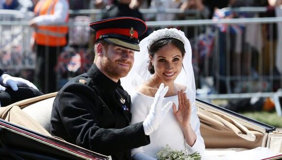 Enrique y Meghan de Sussex se casaron en 2018 delante de la reina Isabel II del Reino Unido. (Foto: Aaron Chown - WPA Pool/Getty Images)