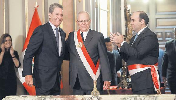 Alfredo Thorne estuvo en la ceremonia de juramentación de Fernando Zavala como ministro de Economía. (Lino Chipana / El Comercio)