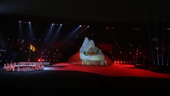 Con el Himno Nacional se abrieron los Juegos Panamericanos Lima 2019. (Foto: Violeta Ayasta - GEC)