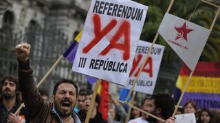 España: Antimonárquicos toman las calles y exigen referéndum