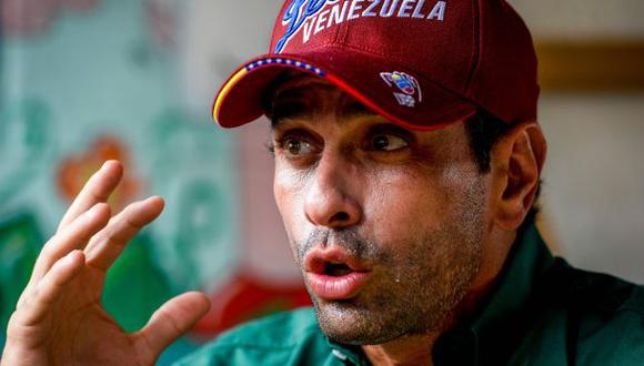 Capriles: "El reto es llenar 18,7 kilómetros de manifestantes"