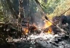 Seis muertos al caer una avioneta militar en Bolivia