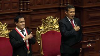 Oposición destacó el mensaje que dio Humala en el Congreso