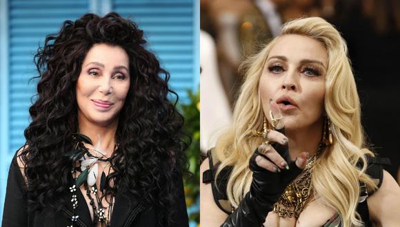Cher y Madonna (Foto: Agencias)
