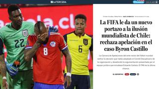 FIFA tomó decisión por caso Byron Castillo: reacción de la prensa en Chile, Ecuador y el mundo | FOTOS