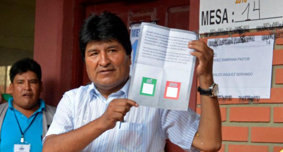 Evo Morales espera triunfo del Sí para cambiar Constitución a su favor (EFE)