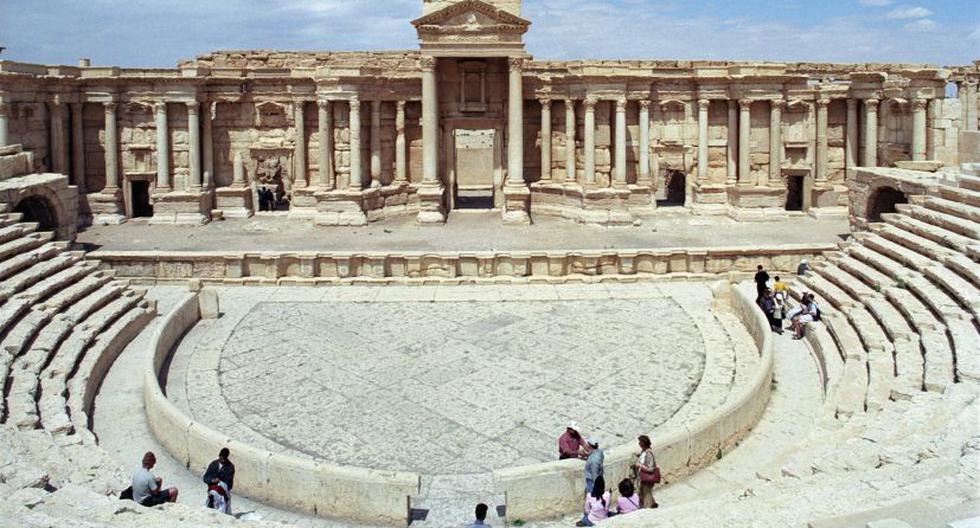 Anfiteatro de Palmira tal como se veía el 2007. (Foto: Wikimedia)