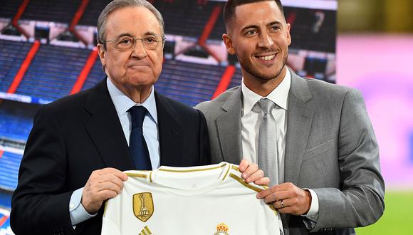 Presidente del Real Madrid y su bienvenida a Eden Hazard. (Video: ESPN 2)
