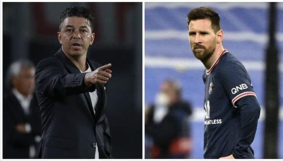 Marcelo Gallardo dio contundente respuesta sobre los silbidos a Lionel Messi. (Foto: AFP)