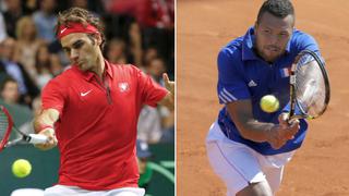 Copa Davis: Suiza y Francia a un paso de la gran final