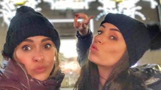 Galilea Montijo e Inés Gómez Mont viajaron juntas a Nueva York por Año Nuevo