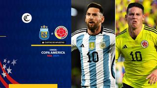 Final de Copa América 2024: ¿cuáles son las cuotas del Argentina vs. Colombia?