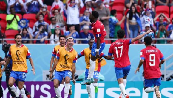 Keysher Fuller marcó su primer gol en la selección de Costa Rica y lo hizo en el Mundial Qatar 2022. (Foto: FIFA)
