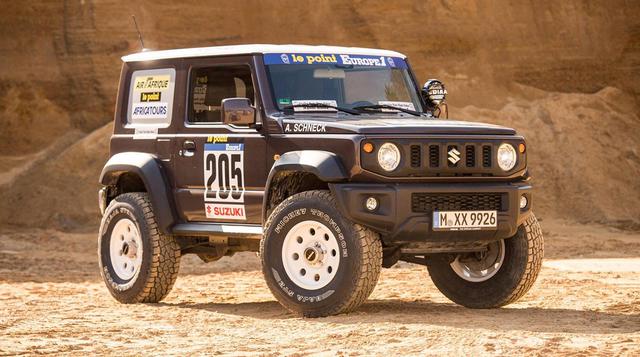 El Suzuki Jimny de Delta 4x4 está inspirado en el modelo LJ80 que participó del Dakar en 1982. (Fotos: Delta 4x4).