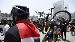 Protesta sobre ruedas: los ciclistas también son protagonistas en las manifestaciones