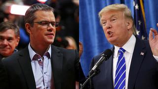 Matt Damon califica de "xenófobo" el discurso de Donald Trump