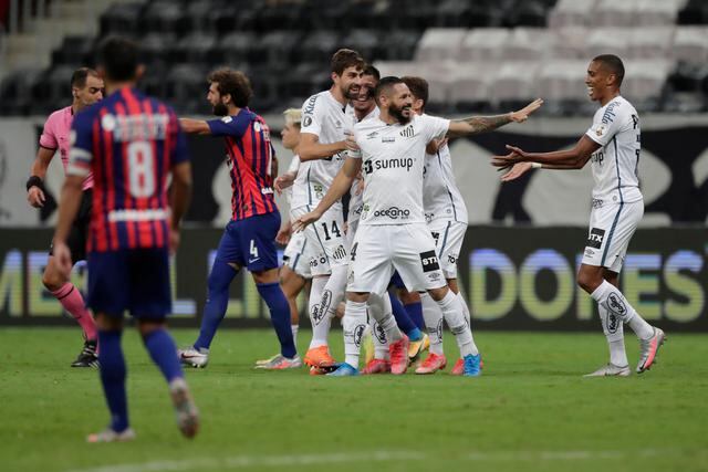 San Lorenzo enfrentó a Santos por la Copa Libertadores