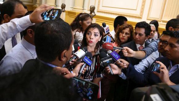 Algunos congresistas han sugerido que Alejandra Aramayo deber&iacute;a pasar por la Comisi&oacute;n de &Eacute;tica y seguramente ser suspendida. (Foto: Congreso de la Rep&uacute;blica)