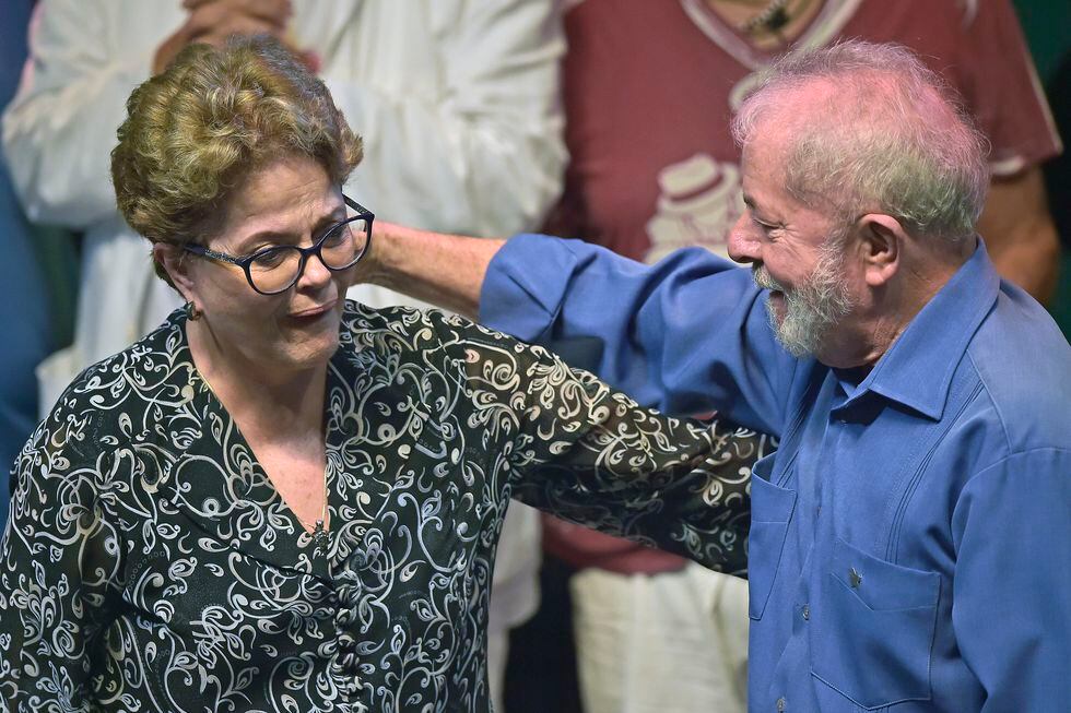 En el evento también asistió la expresidenta Dilma Rousseff. (Foto: AFP)