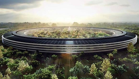 VIDEO: Drone captura la construcción del nuevo campus de Apple