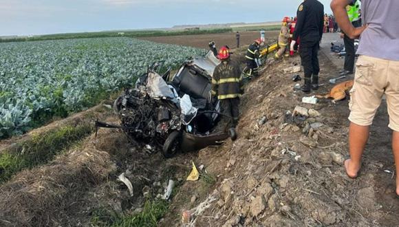 Cuatro integrantes de una familia fallecieron en un accidente de tránsito. (Foto: Andina)