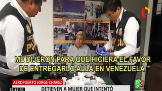 Jorge Chávez: detienen a extranjera que pretendía sacar del Perú más de 80 mil dólares falsos