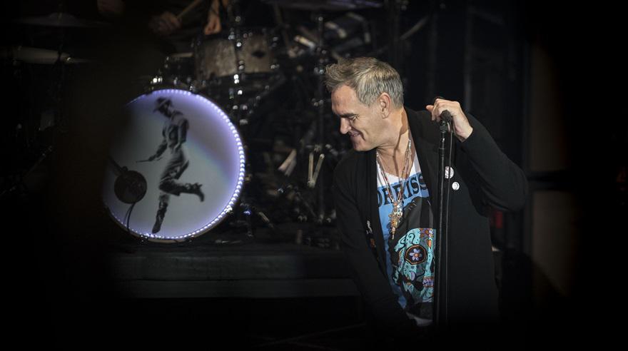 Morrissey se presentó en el Anfiteatro del Parque de la Exposición en el marco de la gira de su álbum "Low in High School ". (Foto: Gabriela Delgado)