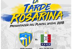 Sport Rosario jugará ante Once Caldas en "La Tarde Rosarina"