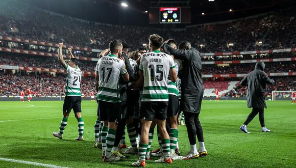 Sporting Club derrotó a Benfica en la Liga de Portugal. (Foto: Sporting Lisboa)