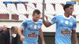 Sporting Cristal vs. Unión Comercio: el remate fuerte de Calcaterra para anotar el 2-0 en la Copa Bicentenario | VIDEO
