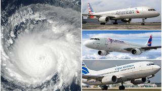 Huracán Irma: Aerolíneas informan sobre cambios y cancelaciones de vuelos