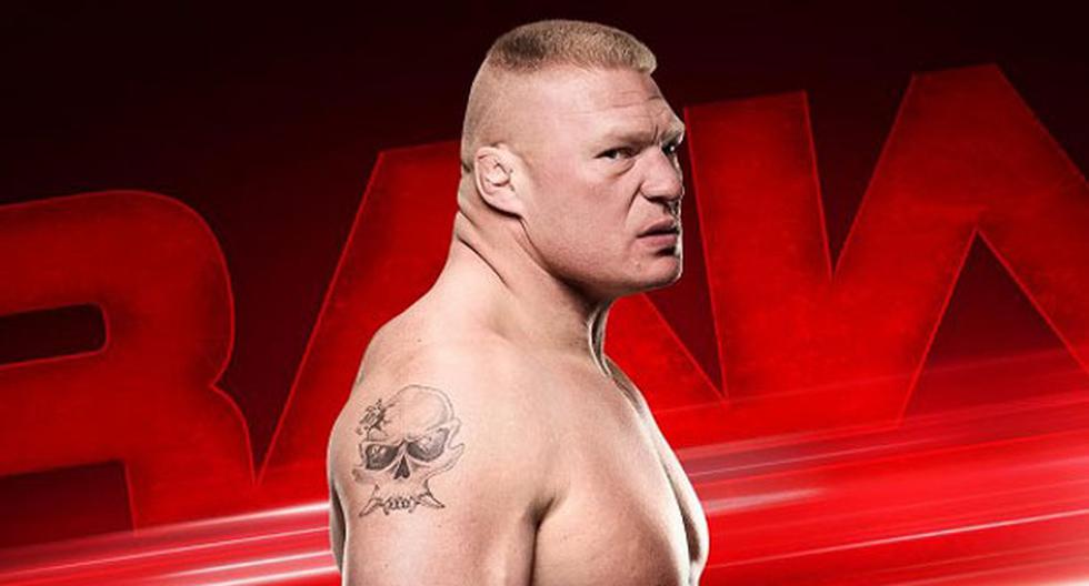 Brock Lesnar hace su retorno a WWE Monday Night Raw después de muchos meses | Foto: WWE
