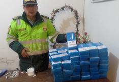 Puno: incautan 84 kilos de droga oculta en camioneta en vía Juliaca-Lampa