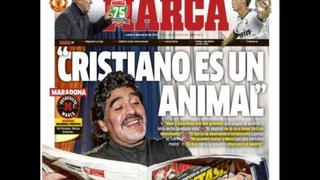 Maradona: "Cristiano la rompió en todos lados, es un animal"