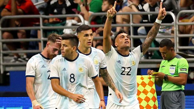 Argentina vs. México. (Foto: AFP)