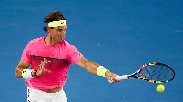 Rafael Nadal jugó nuevo formato de tenis llamado Fast 4 - 9