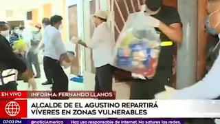 Coronavirus en Perú: Municipalidad del Agustino entrega canastas a familias vulnerables