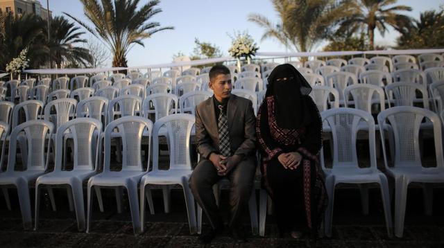 Una boda masiva al estilo palestino - 1