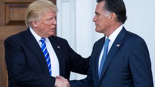 Trump y Romney dejan atrás su rivalidad en esperada reunión