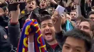 La ovación a Messi en su llegada a Nápoli: el fanatismo de los italianos por el crack del Barcelona | VIDEO 