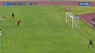 Otro penal para Sport Huancayo: gol de Perlaza para el 2-0 ante Universitario | VIDEO