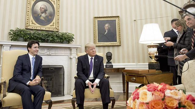 Donald Trump y Justin Trudeau, juntos en la Casa Blanca - 7