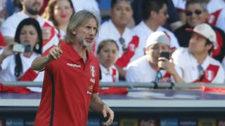 Gareca se refirió al triunfo de Perú: “El equipo irá mejorando y nos quedan días para hacerlo”